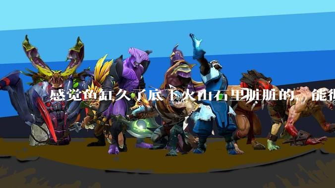 感觉鱼缸久了底下火山石里脏脏的，能彻底换水清理一遍不？