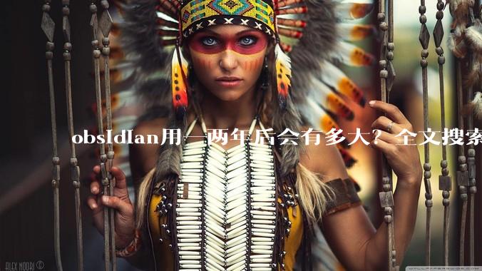obsidian用一两年后会有多大？全文搜索还快吗？